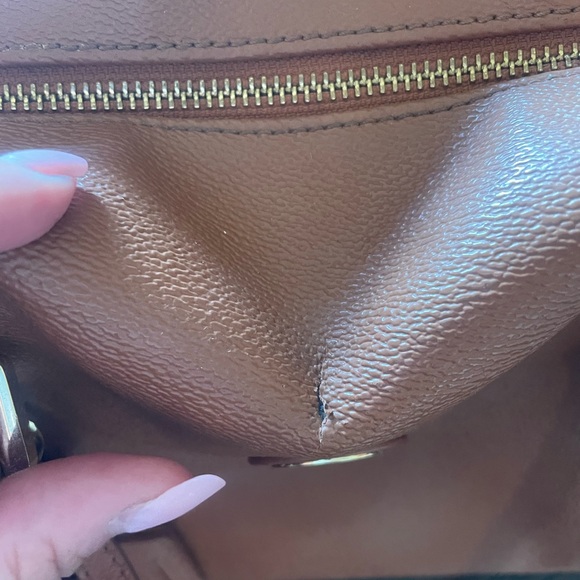 Tory Burch Middy Robinson satchel brown doctors bag - Picture 6 of 14